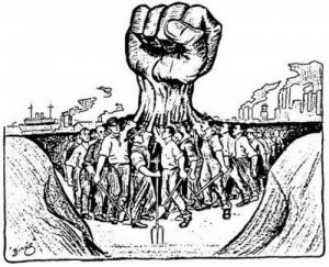 Political Cartoon- labor unions