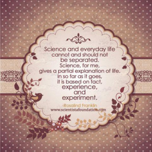 Science and Everyday Life Rosalind Franklin scientista women in ...