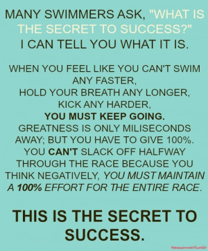 Competitive Swimming Quotes Tumblr