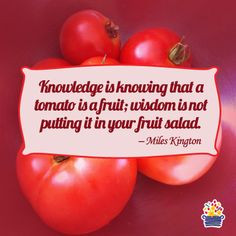 ... quotes more knowledge wisdom fruit salads tomatoes talk kington quotes