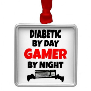Diabetic Gamer Ornament