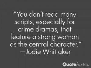 Jodie Whittaker Quotes