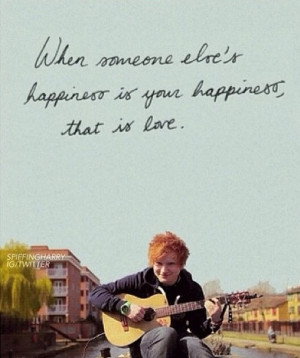 Ed Sheeran.