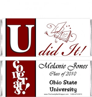 10 Great Graduation Quotes To Use On Candy Wrappers