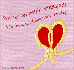 Send your wishes on the occasion of the couple's engagement.