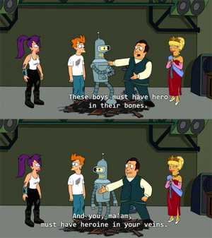 Leela, Bender, & Fry Get Thanked By The Mayor For Their Heroic Actions