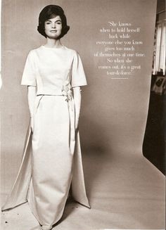 Jackie Kennedy, one of the classic beauties of my time. First Ladies ...