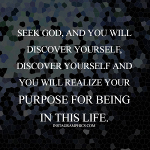 Seek God Quote Graphic