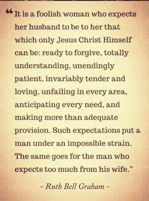 Wise words from Ruth Bell Graham