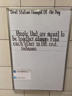... with London Underground’s inspirational quotes » London Tube Quotes