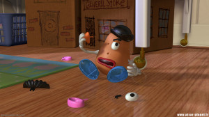 Mr. Potato Head : Hey, Hamm! Look! I’m Picasso!