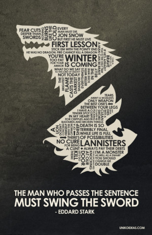 Game of Thrones Game of Thrones Quote Poster