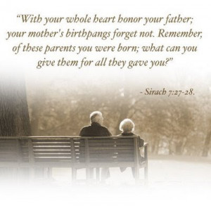 honor your father and your mother the first three commandments help us ...