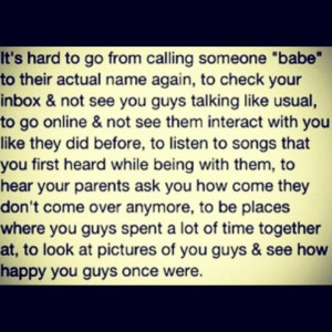 One of the hardest things to do....but soo true