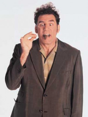 Kramer played as The Evil Coachman in Bart Simpsonocchio