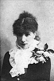 Sarah Bernhardt (1844-1923), in a portrait by William Downey (1829-18 ...