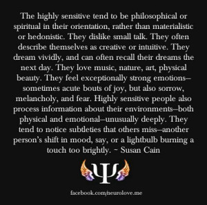 Highly sensitive people