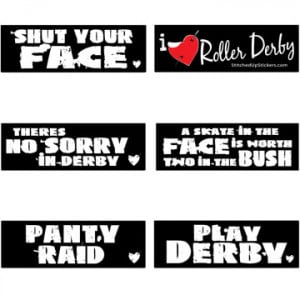 Pack Roller Derby Stickers