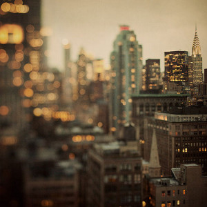 city lights, new york, photography