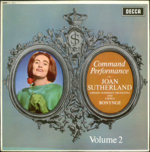 Joan Sutherland Command Performance UK LP RECORD SXL6074