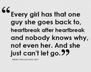 Every girl has that one guy...