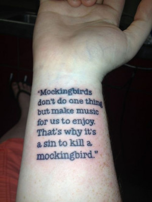 to kill a mockingbird tattoo - Google SearchGoogle Image, Tattoo Ideas ...
