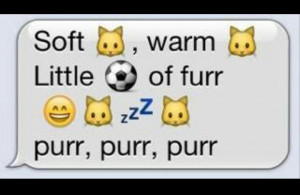 Sing soft kitty to me... Lmao