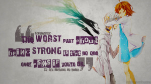 Accelerator - Anime Quotes - Wallpaper by azizkeybackspace