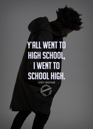 JOEY BADASS QUOTES TUMBLR - image quotes at BuzzQuotes.com