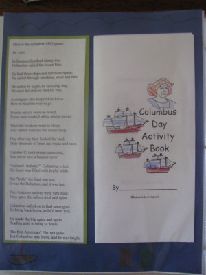 Christopher Columbus Activity Book
