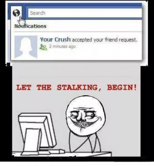 Crush accepted your friend request