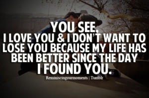 dont want to lose you on Tumblr