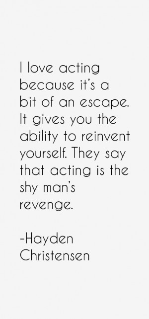 Hayden Christensen Quotes & Sayings