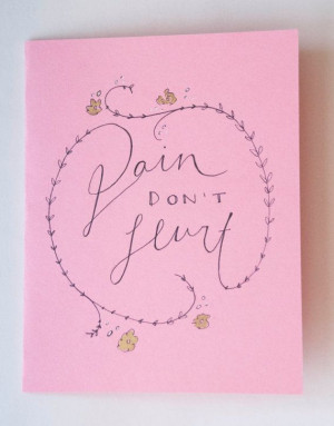 ... Hurt Card, Roadhouse, Movie Quote, Blank Greeting Card, Hand-drawn