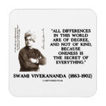 Differences Degree Oneness Secret Of Everything Beverage Coasters