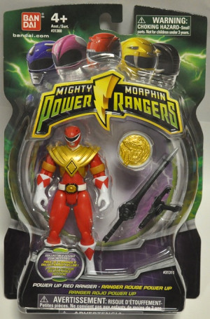 Details about MIGHTY MORPHIN POWER RANGERS 2010 POWER UP RED RANGER