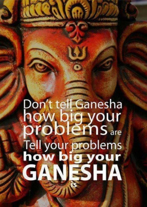 Ganesh – Remover of obstacles she's been on my mind a lot lately