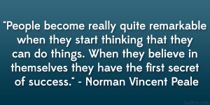 Motivational Thoughts Norman Vincent Peale Quotes