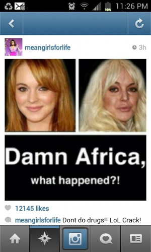 lmbo!! mean girls quote... smh hott mess
