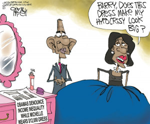 Obama Hypocrisy (Cartoon)
