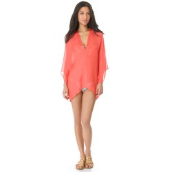 Love Quotes Shiva Cover Up Top Coral Reef