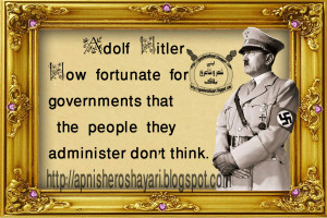 adolf hitler quotes on administration government