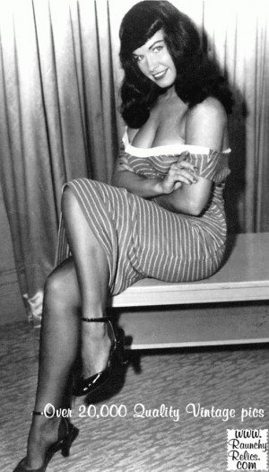 Bettie Page also has some amazing quotes. Check them out here .