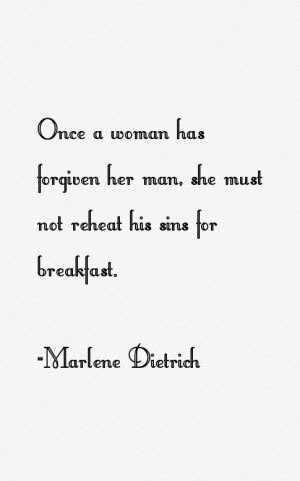 Marlene Dietrich Quotes & Sayings