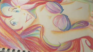 Fan Art How-To:Crayola Crayon Rainbow Ariel The Little Mermaid [Video ...