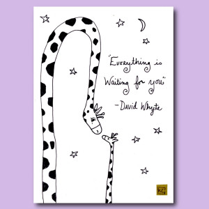 Giraffe Quotes For Kids Giraffe parent original ink