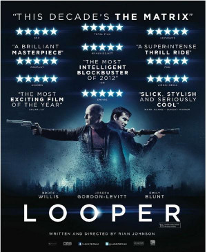 The film critics LOVED Looper - See the image for quotes. RT if you ...