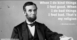 ... Common between the Holy Prophet Muhammad and President Abraham Lincoln