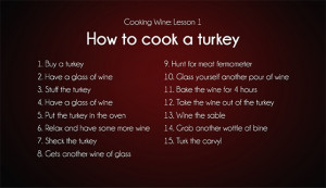 Wine Blog » JOKES AND QUOTES » How to Cook a Turkey
