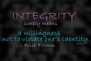 Integrity Versus Publicity
